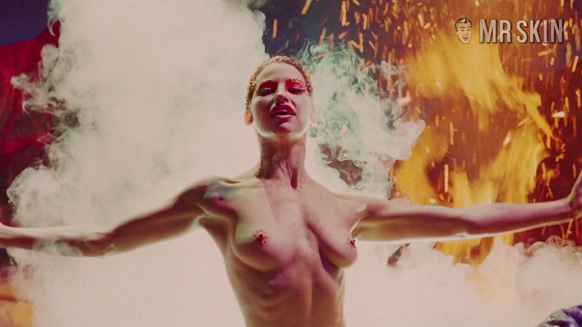 Gina Gershon, Carrie Ann Inaba in Showgirls (1995) Breasts Thong Breasts Lesbian 175430