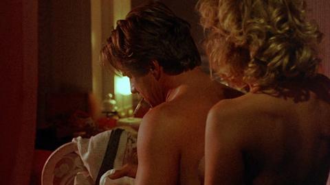 Virginia Madsen Naked as Dolly Harshaw. Left Breast, body double, breasts. 173535