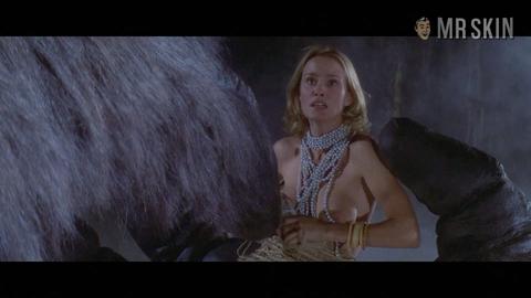 Jessica Lange Naked in King Kong. Left Nipslip, breasts, sexy. 173521