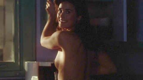 Demi Moore Naked in About Last Night.... Full Nudity, Breasts, Bush, Butt, underwear. 191689