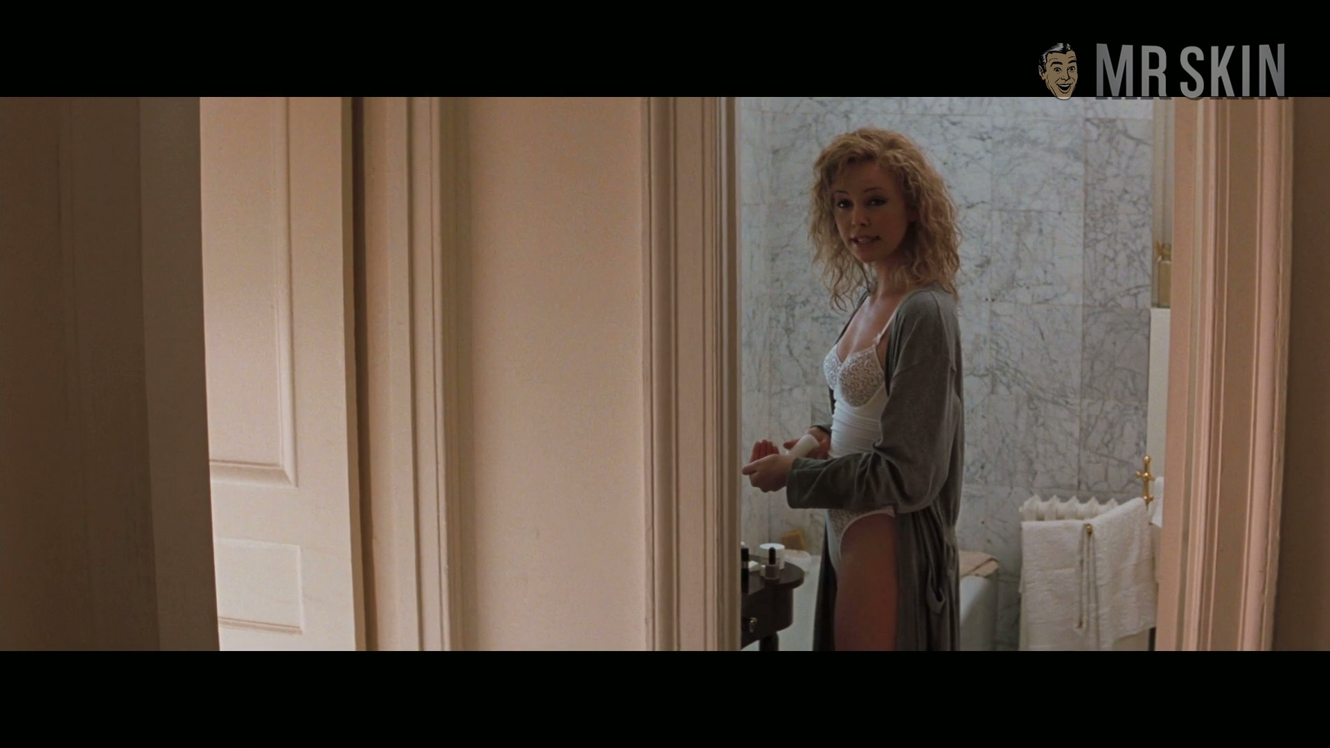 The Devil's Advocate's Sexiest Scenes with Charlize Theron. Underwear, breasts, bush. 230778