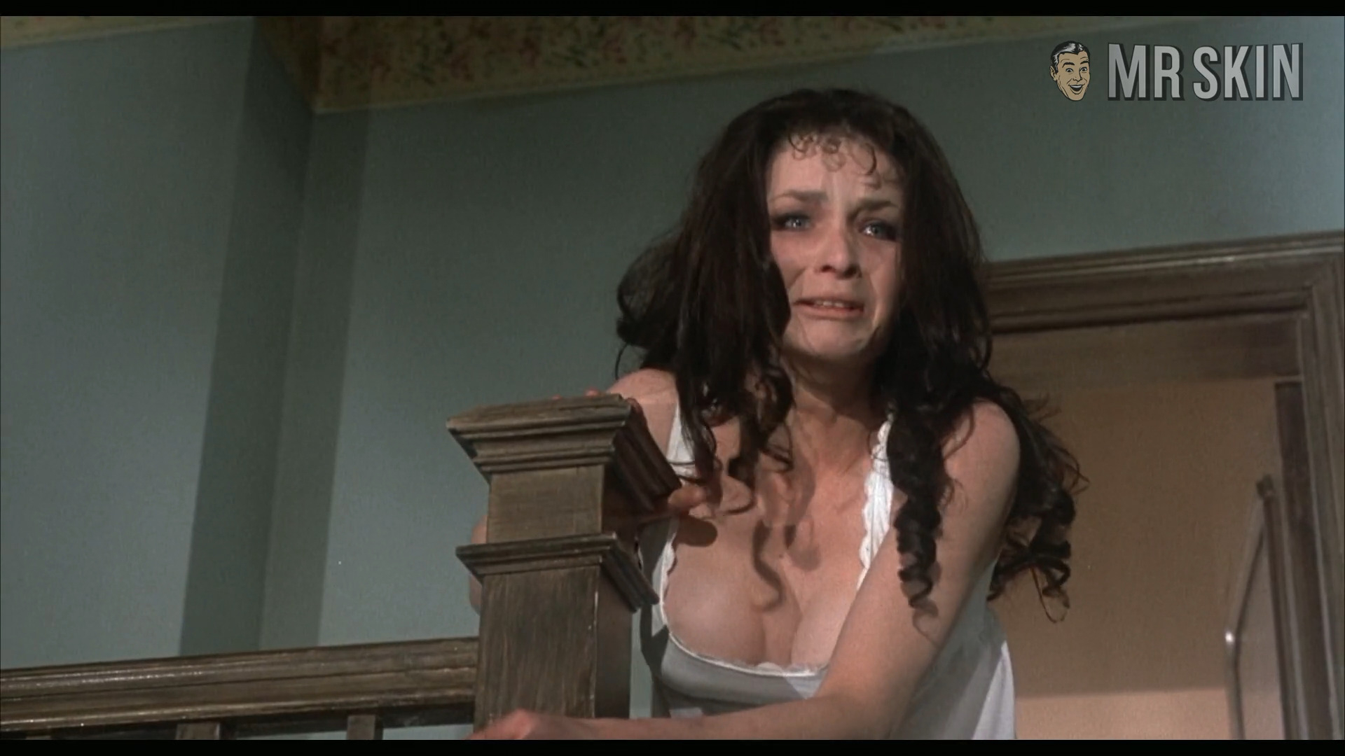 Ingrid Pitt, Kate O'Mara in The Vampire Lovers (1970) Sexy Breasts Bush 333105