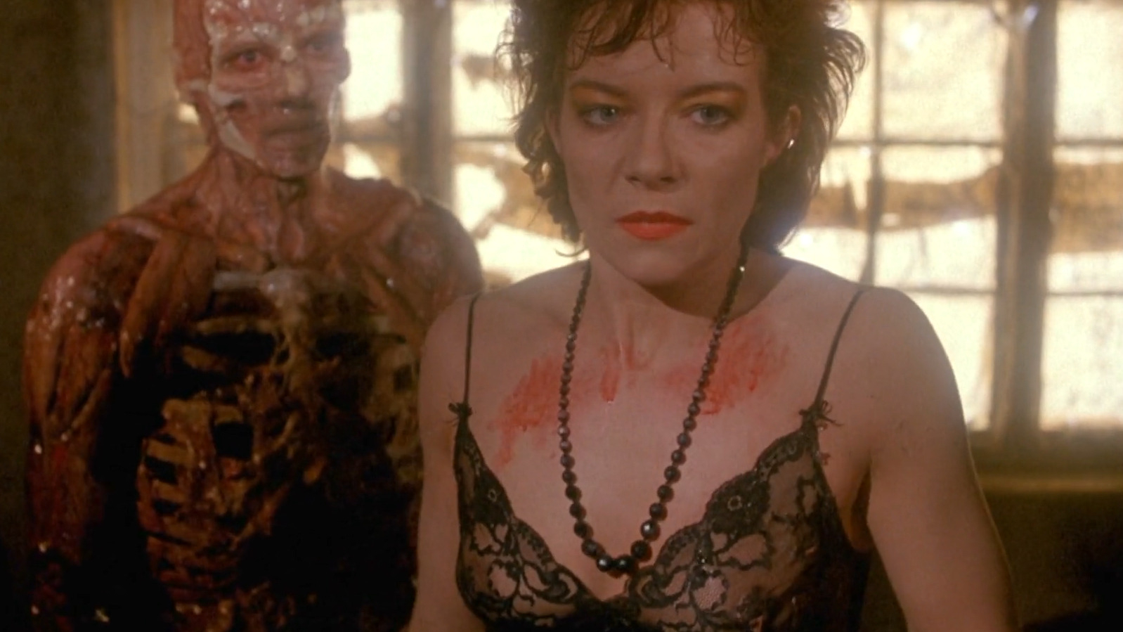 Hellraiser's Sexiest Scenes with Clare Higgins. Underwear, breasts, butt. 231486