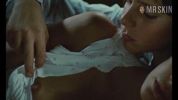 Carole Laure Naked as Solange. Right Breast, breasts, bush. 184521