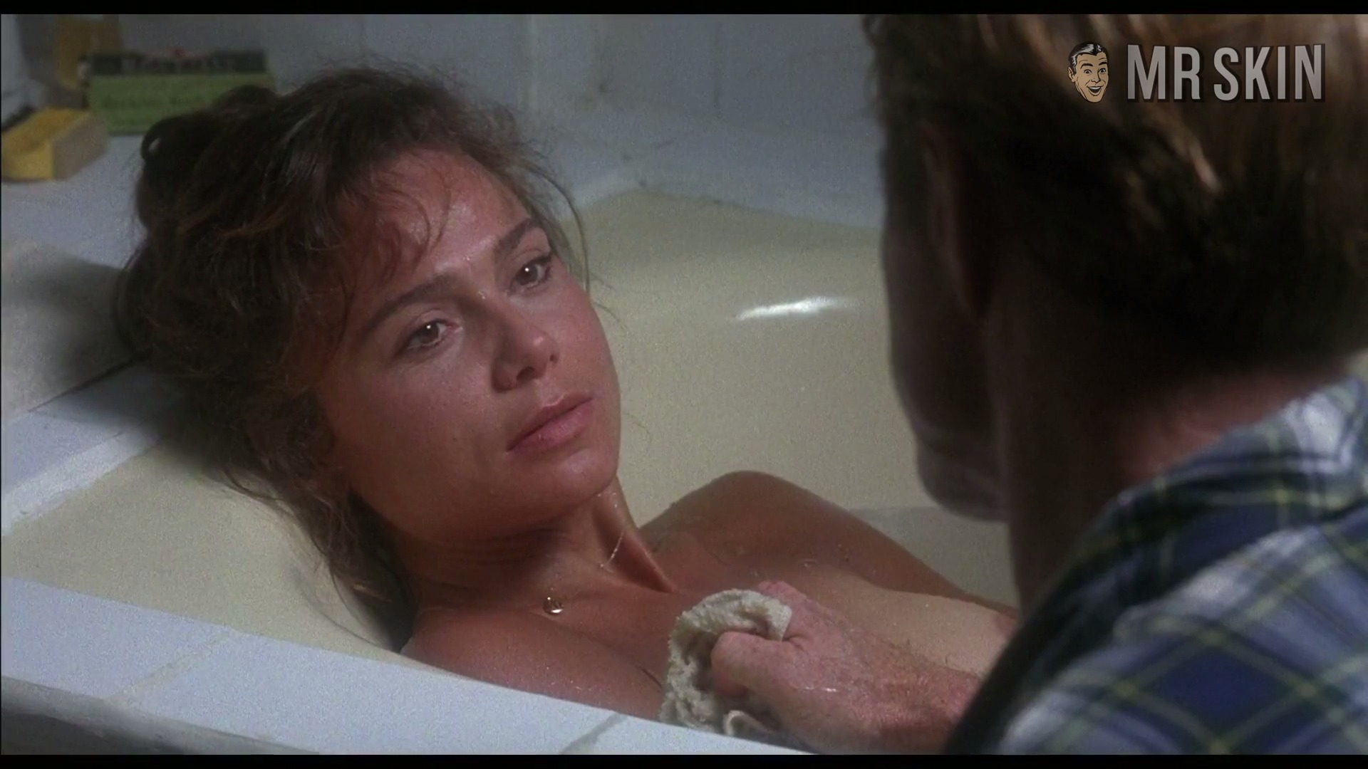 Lena Olin Nude as Bobby Duran. Left Nipslip, breasts, sexy. 199880