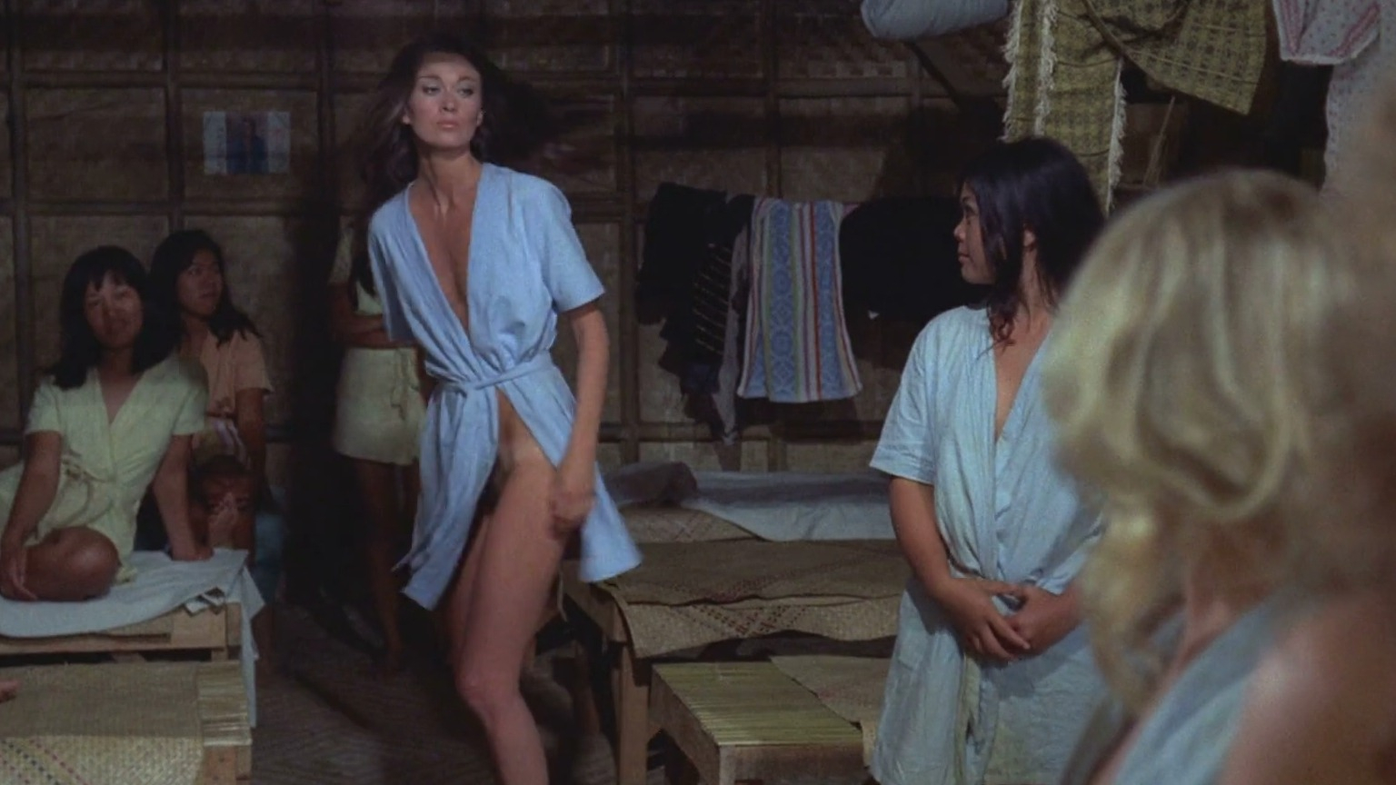 Anitra Ford Naked in The Big Bird Cage. Bush, breasts, butt. 186001