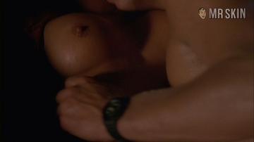 Kim Cattrall, Crisstyn Dante in Midnight Crossing (1988) Body Double Right Breast Bikini Body Double 182705