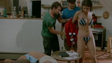 Wendy Bednarz, Bonnie Bowers, Claudia Flores in There's Nothing Out There (1992) Thong Underwear Bikini Right Breast Bikini Breasts 346919