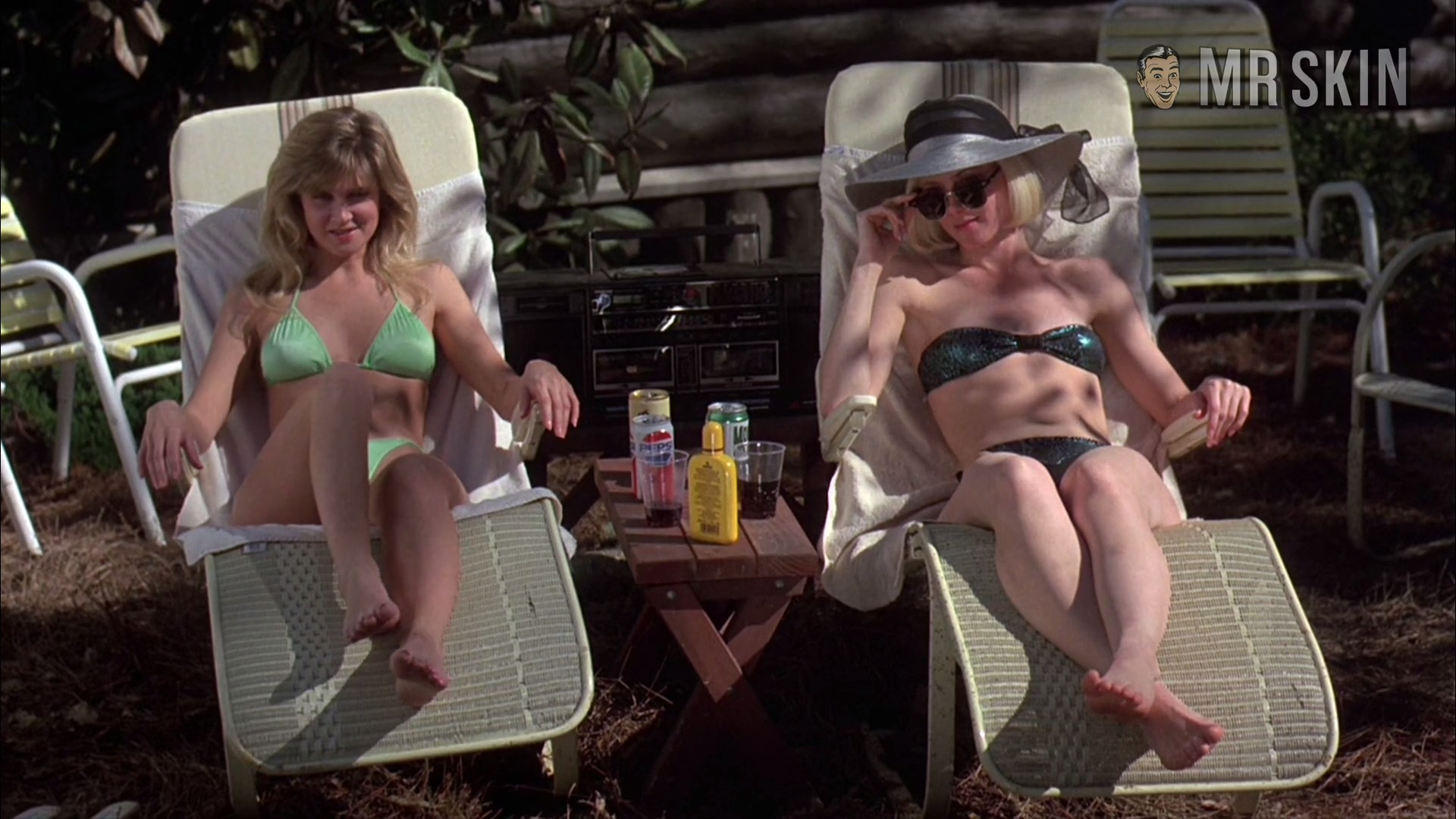 Sexiest Sandra Scenes. Bikini, breasts, bush. 180130