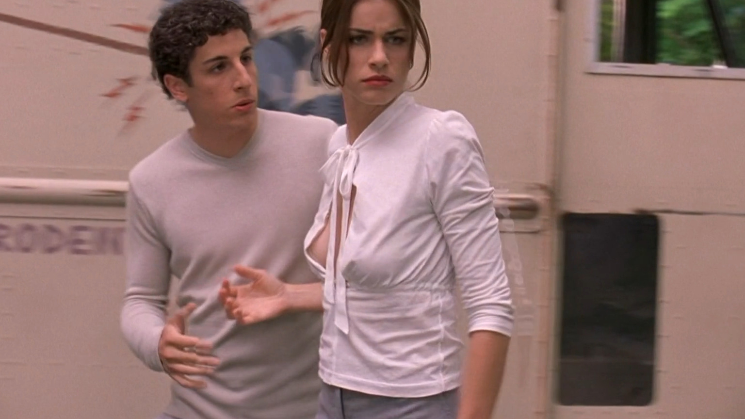 Amanda Peet Naked as Judith Fessbeggler. Right Nipslip, Breasts, sexy, underwear. 176745