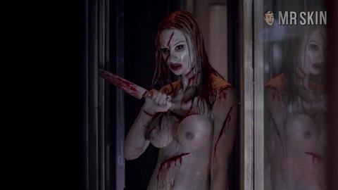 Dana Newman, The Angry Princess from Thir13en Ghosts Naked. Breasts, Prosthetic, butt, merkin. 197147