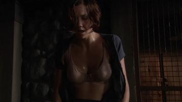 Maggie Gyllenhaal in Strip Search (2004) Underwear Breasts Bush 189833