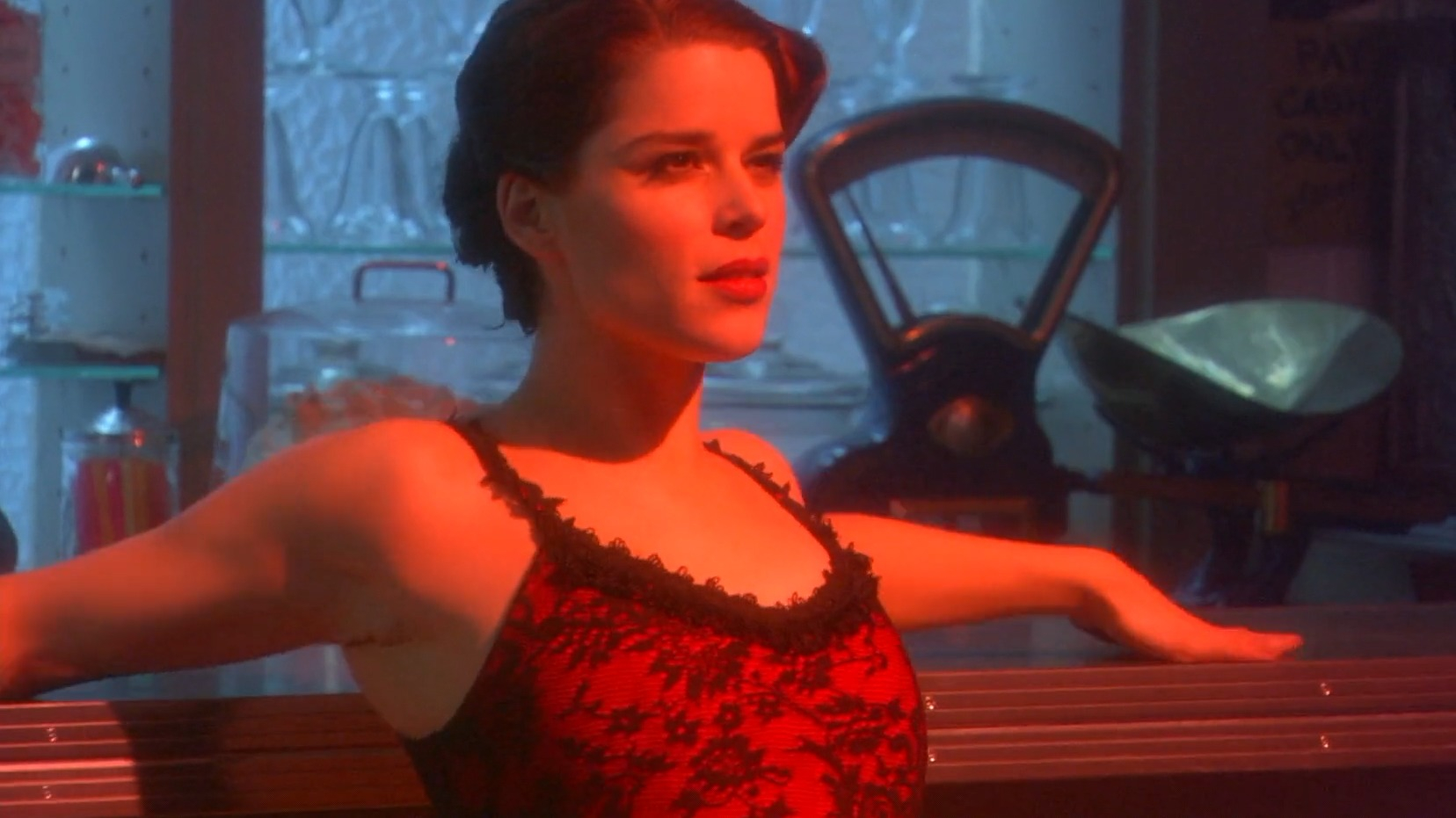 Hottest Neve Campbell Scene in Reefer Madness: The Movie Musical. Sexy. 199286