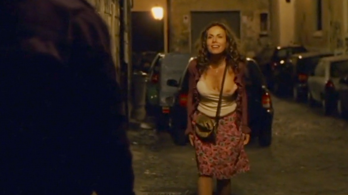 Conchita Puglisi Naked in The Card Player. Left Breast, Left Nipslip, Sexy, breasts. 354499