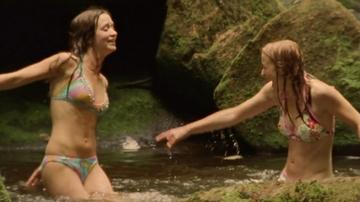 Emily Blunt, Natalie Press in My Summer of Love (2004) Bikini Lesbian Bikini Breasts 198807