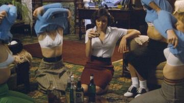Julie Parsons, Noelle North, Carol Anne Seflinger, Kate Sarchet in Sweater Girls (1978) Underwear Breasts Butt 349102