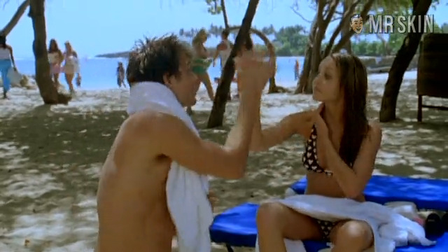 Hottest Amanda Bynes Scene in Love Wrecked. Bikini, breasts, right nipslip. 205268