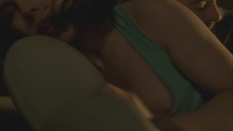 Nudes of Melissa Rowan from The Babysitters. Left Nipslip, breasts. 221898