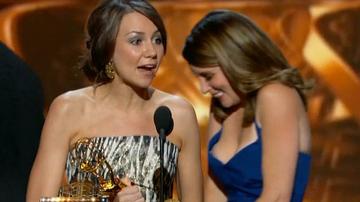 Tina Fey in The Emmy Awards (1949-2025) Right Nipslip Breasts Right Nipslip 235078