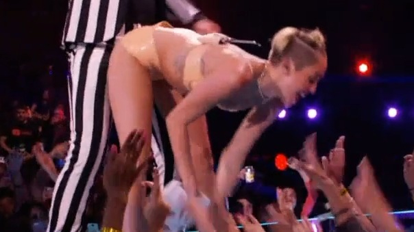 MTV Video Music Awards's Sexiest Scenes with Miley Cyrus. Sexy, breasts, nipslip. 234774