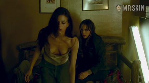 Hottest Mia Kirshner Scene in 24. Lesbian, Sexy, breasts. 213698