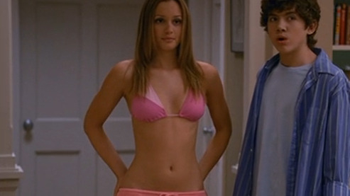 Sexiest Leighton Meester Scene in Surface. Bikini. 236419