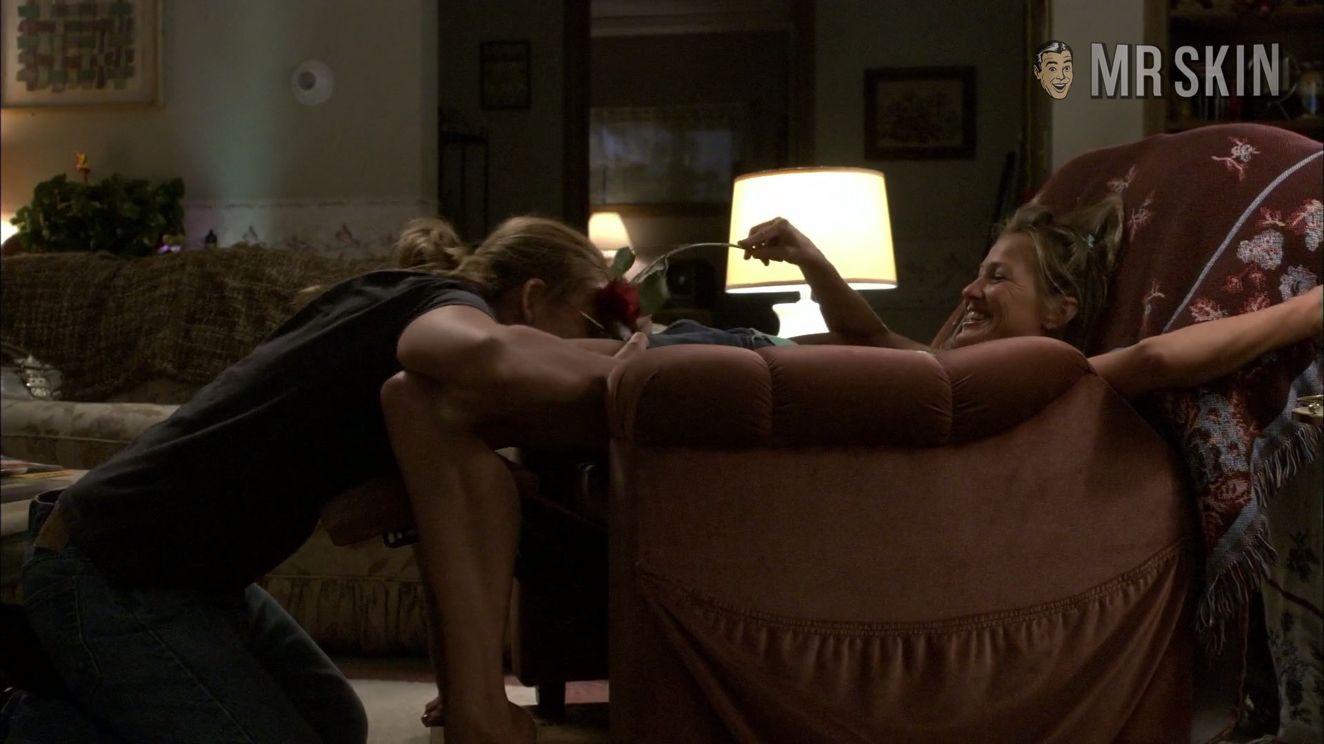 Hottest Toni Collette Scene in United States of Tara. Lesbian, Sexy, bikini, breasts. 326870