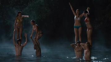 Kate French, Julianna Guill, Lindsay Schoneweis in Fired Up (2009) Underwear Breasts Underwear 215443