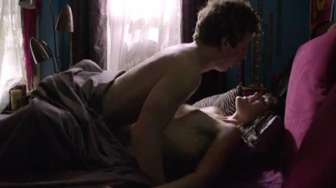 Emma Greenwell Nude in Shameless. Breasts, butt, right breast. 232804