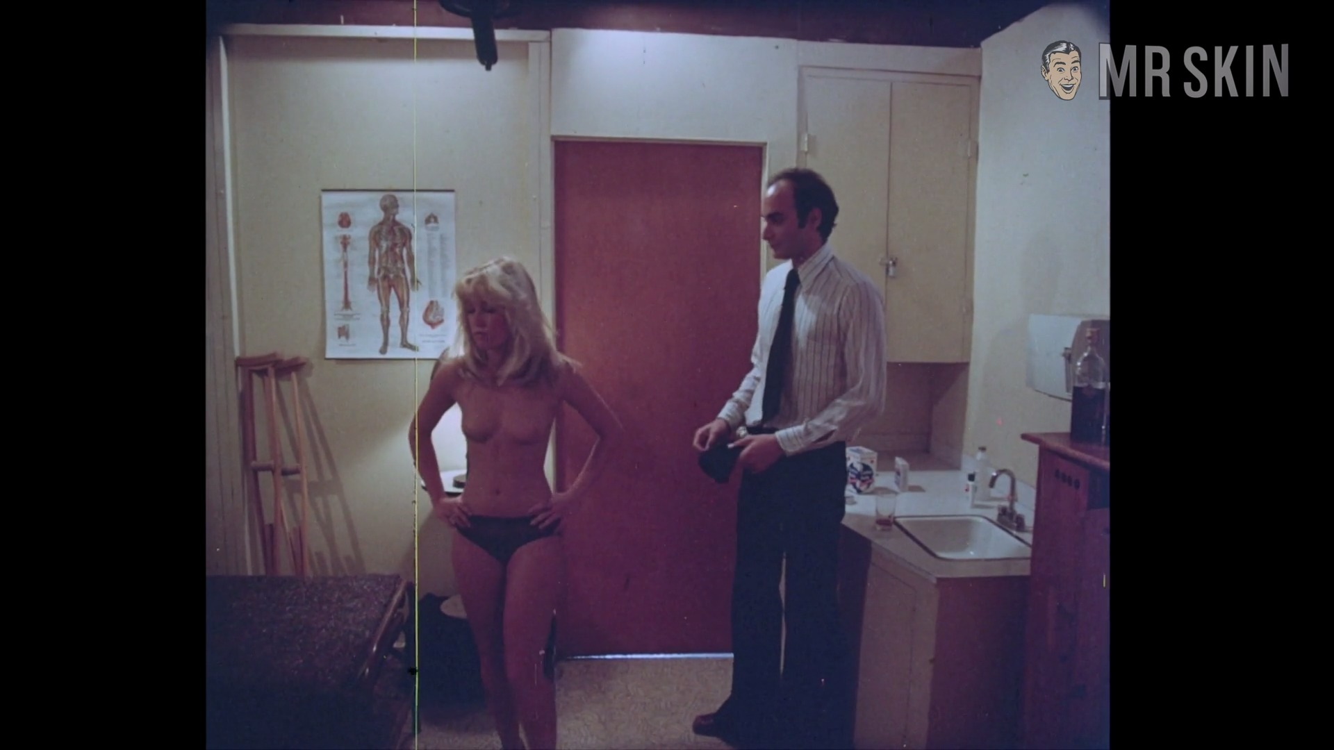 Linnea Quigley Nude as Pam. Breasts, Bush, sexy, underwear. 274700