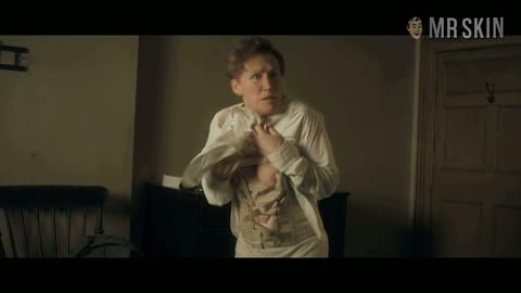 Glenn Close Naked as Albert Nobbs. Left Breast, breasts, lesbian. 227217