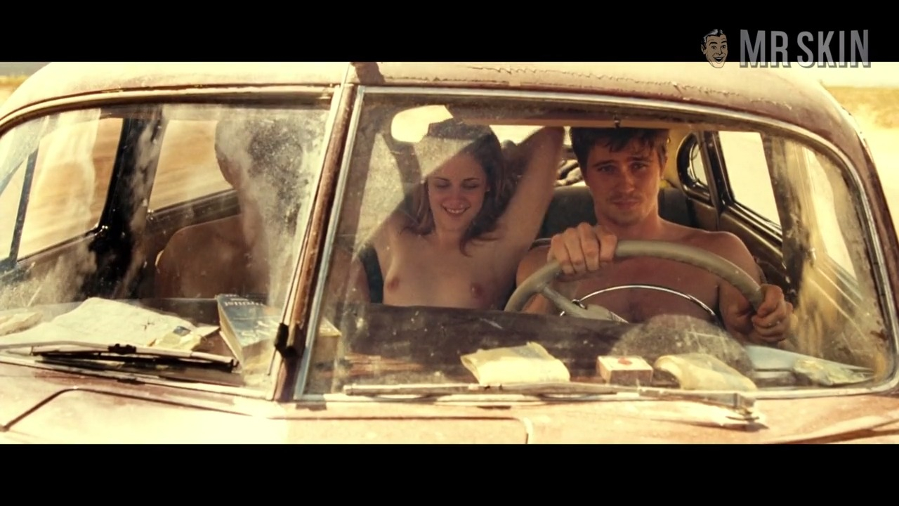 Kristen Stewart Naked in On the Road. Breasts, left breast, sexy. 230461