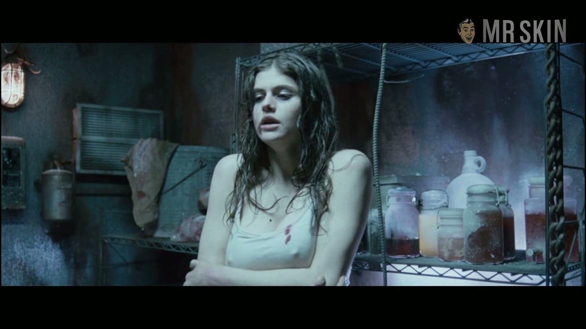 Alexandra Daddario, Shannon Lambert-Ryan in Bereavement (2011) Sexy Right Breast Breasts Right Breast 230706