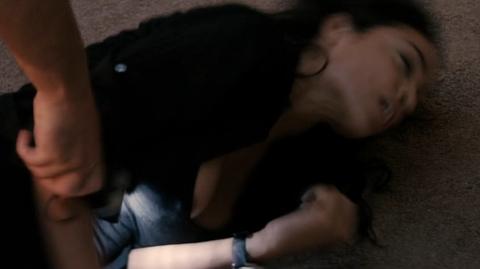 Rosario Dawson Naked in Fire with Fire. Right Nipslip, breasts, sexy. 231409