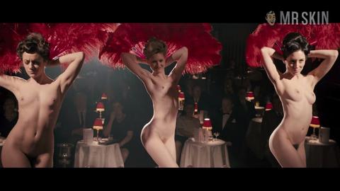1950s Showgirl and Nude Fan Dancer from The Look of Love Naked. Full Nudity, breasts, bush. 236063