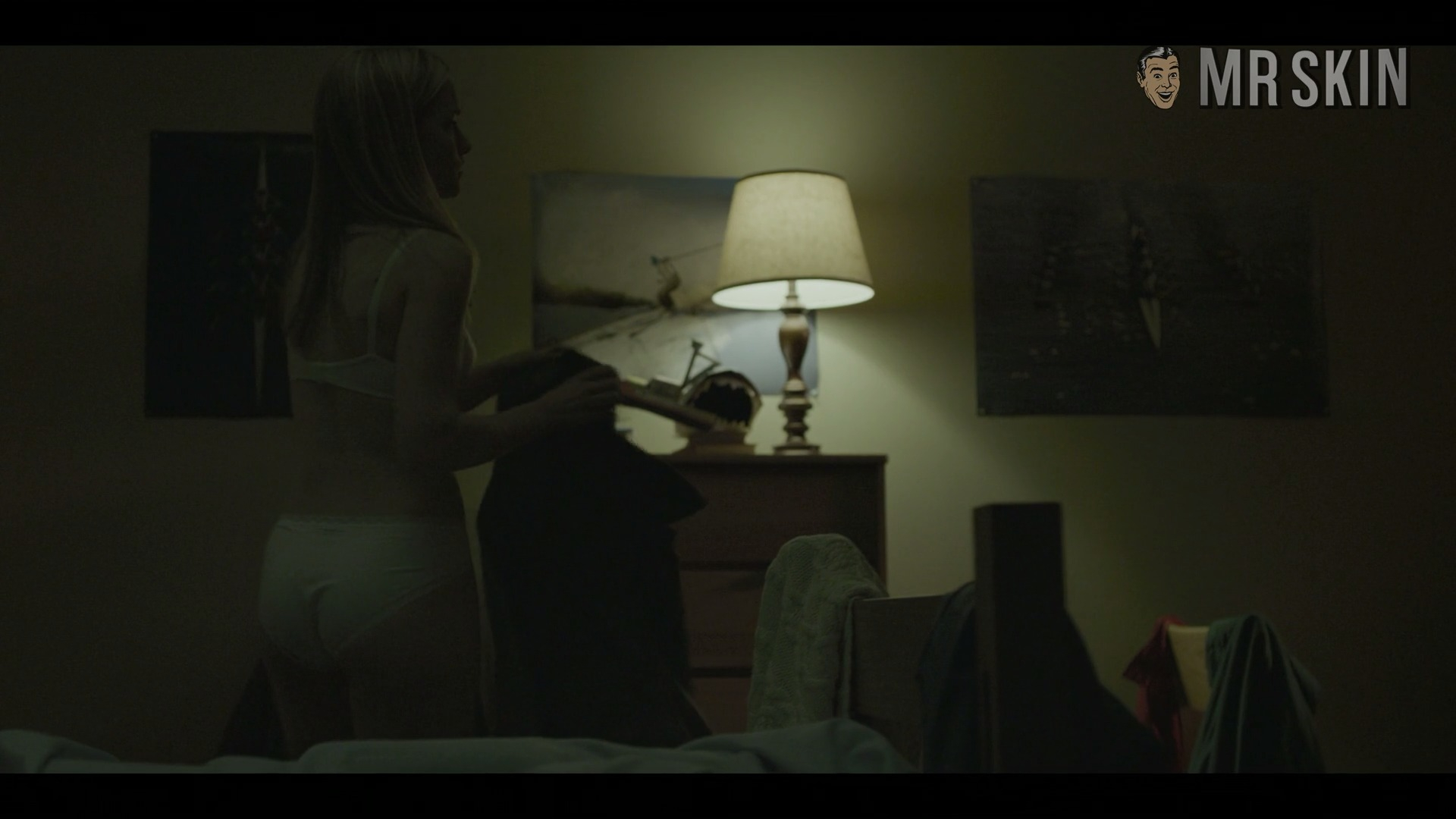 Sexiest Scenes of Twenty Year Old Claire from House of Cards. Underwear. 272549