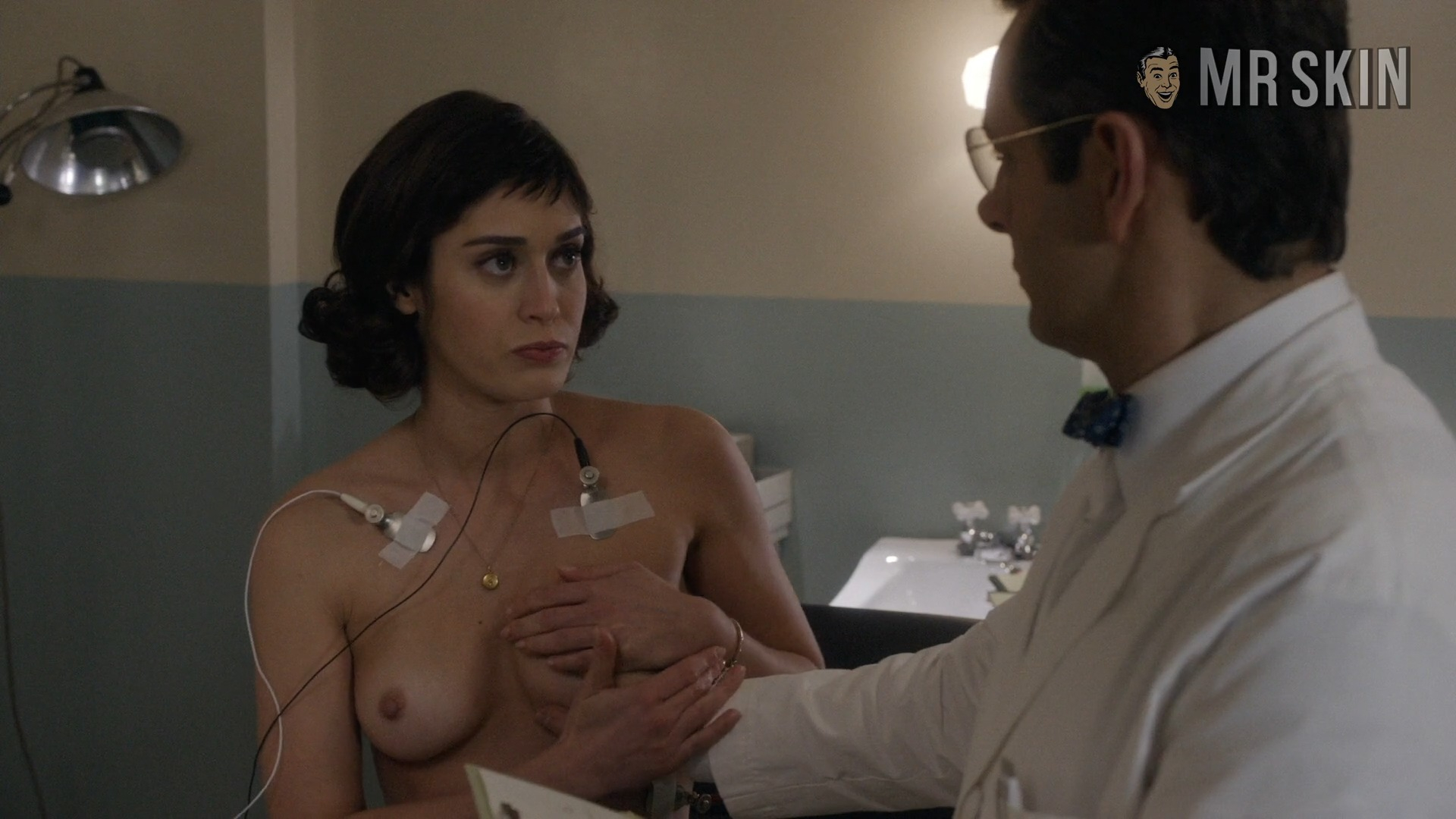 Lizzy Caplan Naked as Virginia Johnson. Breasts, butt, right breast. 235611