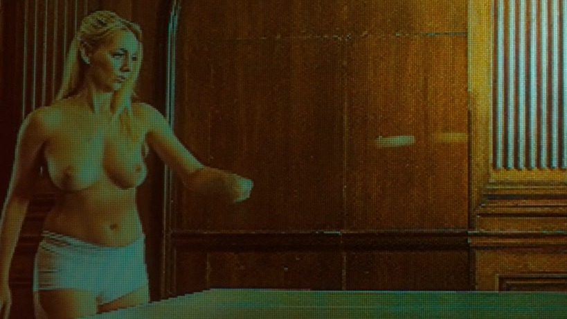 Hayley-Marie Coppin Naked in Dom Hemingway. Breasts, Underwear. 234943