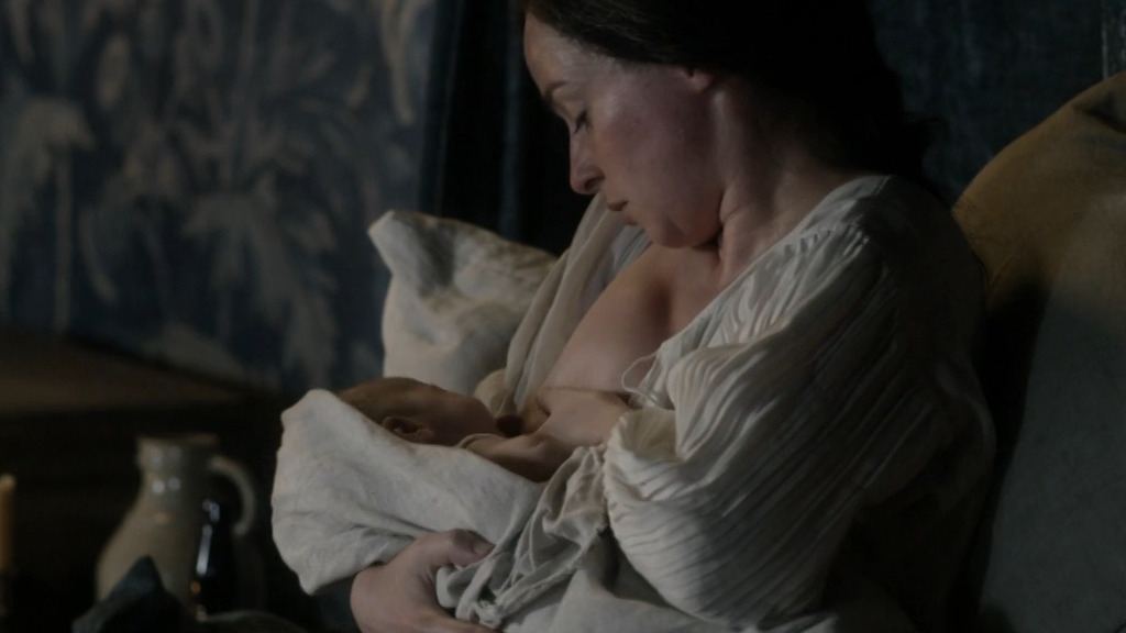 Laura Donnelly Naked in Outlander. Right Breast, breasts. 262207