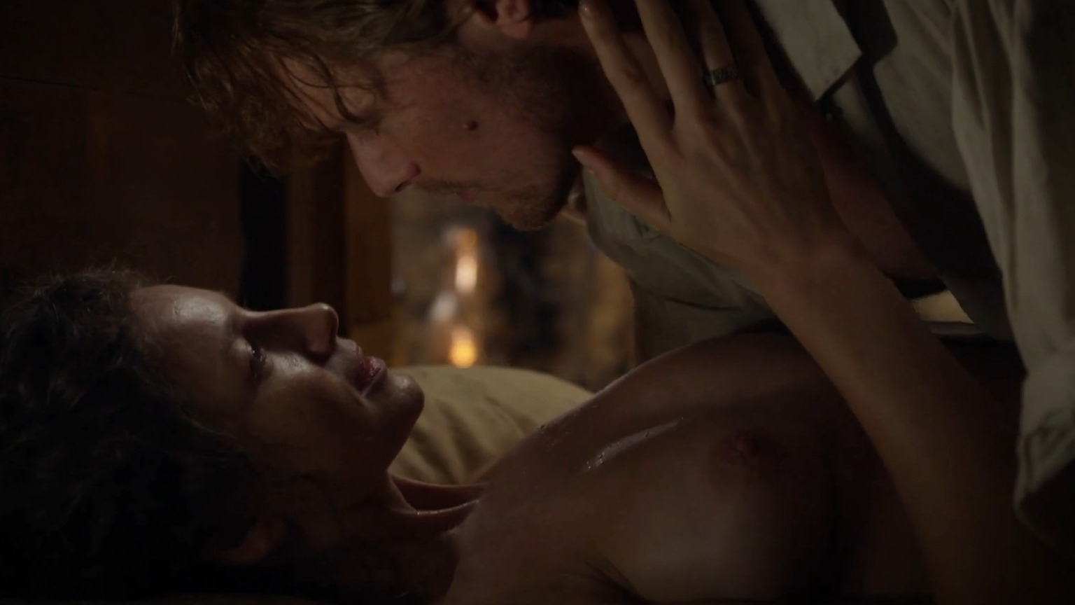 Claire Randall Fraser from Outlander Naked. Breasts, Sexy, butt, left breast. 275033
