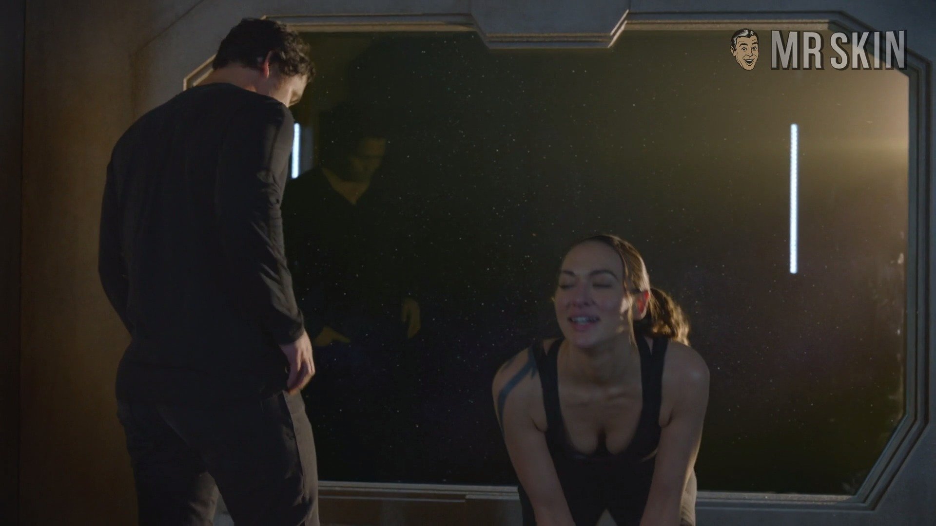 Hottest Echo Scenes. Sexy, breasts, left nipslip. 308427