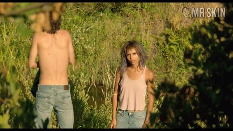 Zoë Kravitz Naked in The Road Within. Breasts. 242269