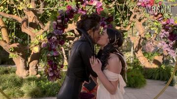 Lesley-Ann Brandt, Inbar Lavi in Lucifer (2016-2021) Lesbian Sexy Bikini Lesbian 327840