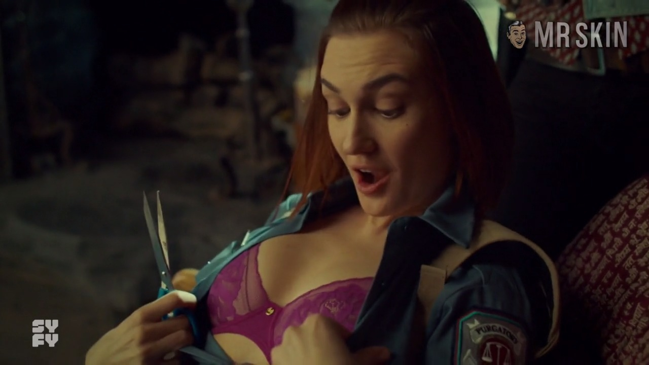 Wynonna Earp's Sexiest Scenes with Katherine Barrell. Underwear, butt, lesbian. 271434