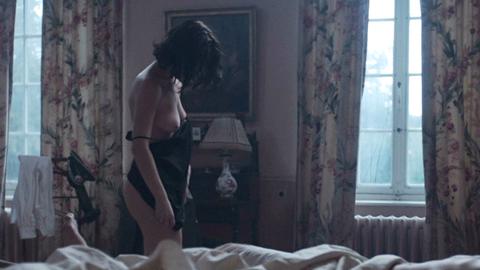 Lily James Naked in The Exception. Breasts, Butt, sexy. 258721