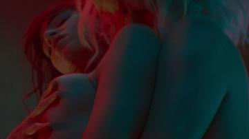 Charlize Theron, Sofia Boutella in Atomic Blonde (2017) Lesbian Sexy Left Breast Breasts Butt Breasts Butt 257510