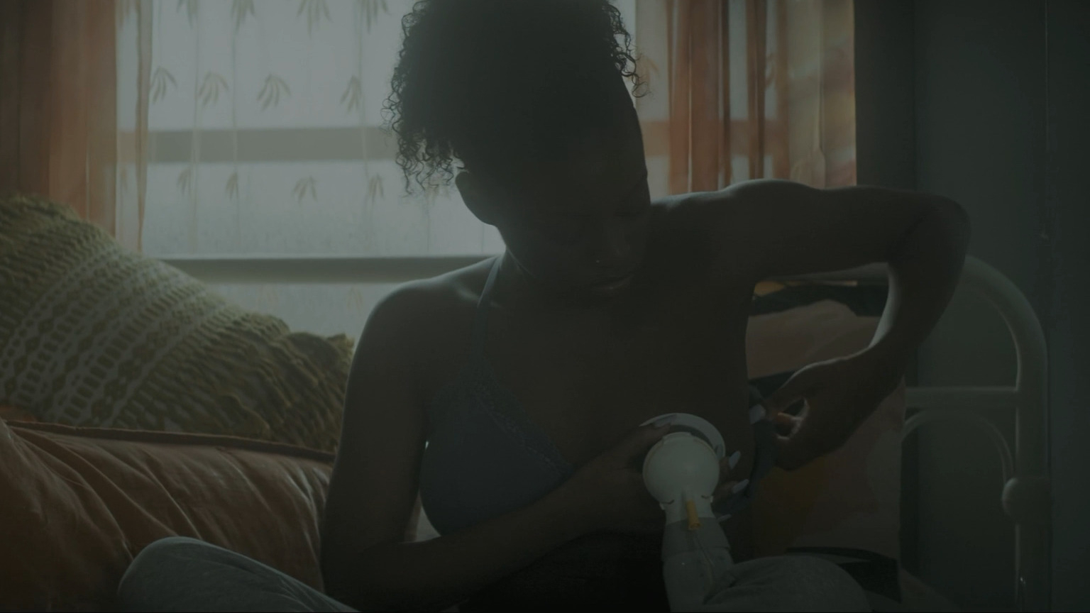 Hottest Birgundi Baker Scene in The Chi. Sexy, Underwear, breasts, butt. 324554