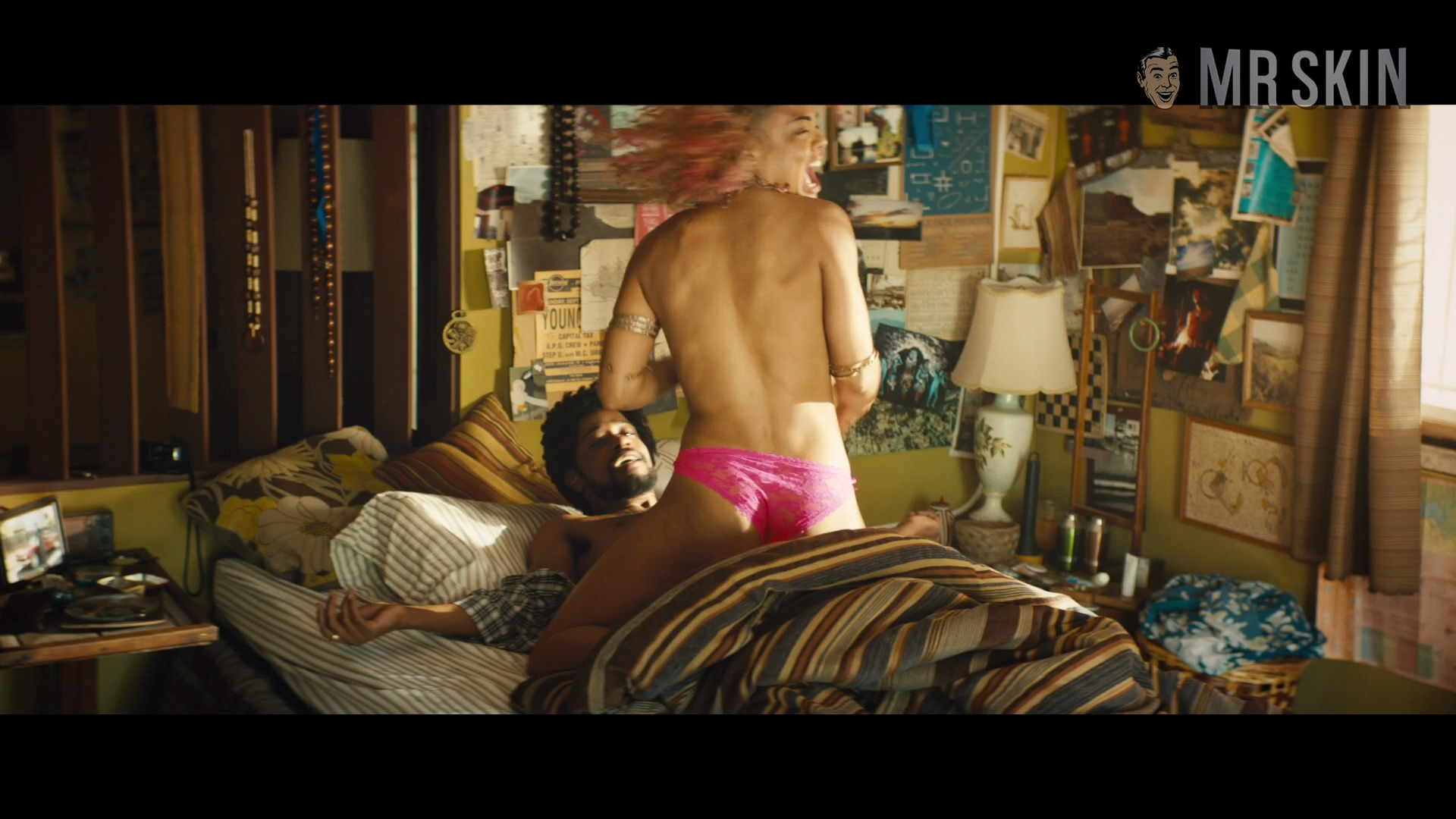 Hottest Tessa Thompson Scene in Sorry to Bother You. Underwear, bikini, butt. 265118