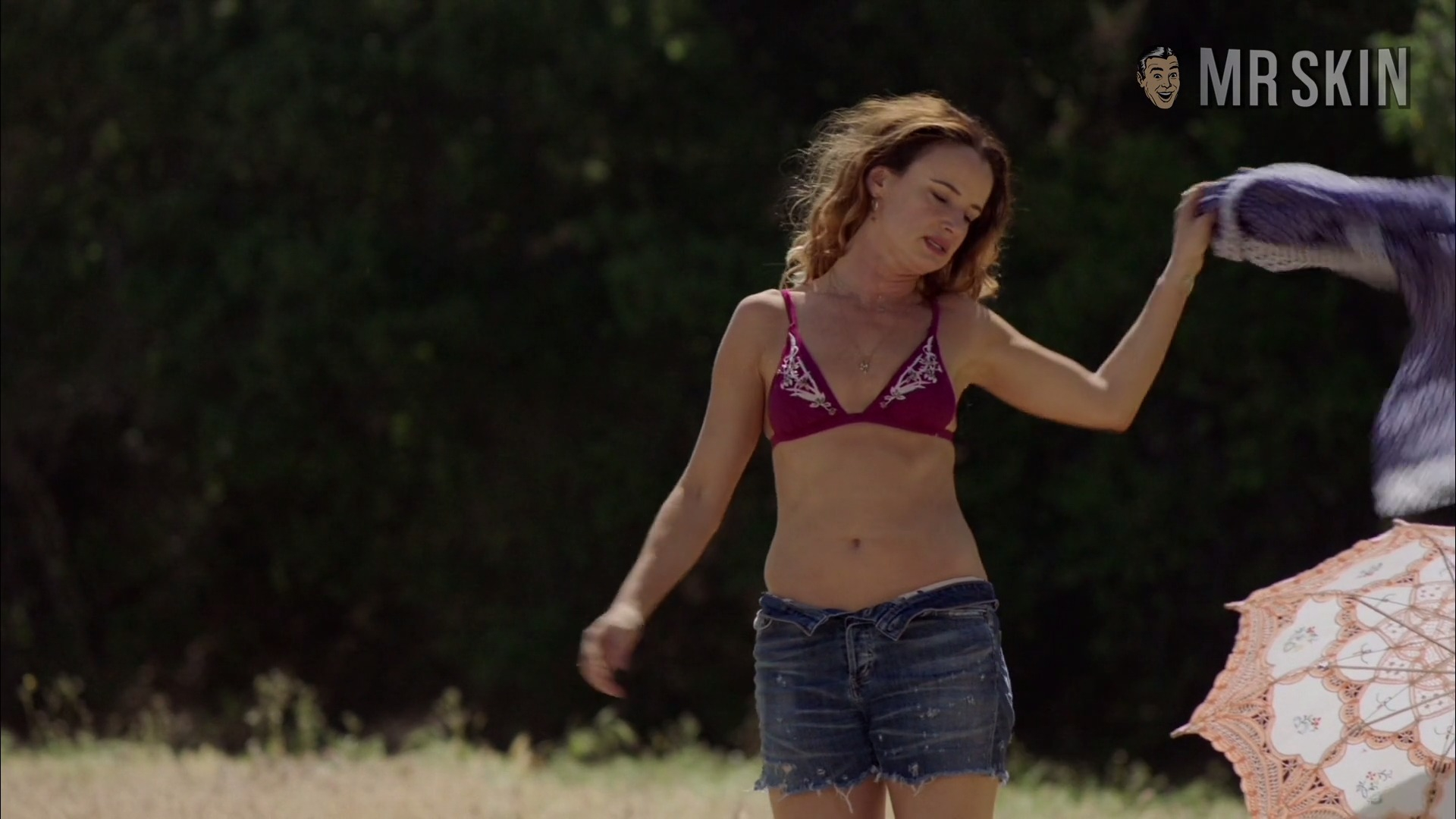Hottest Juliette Lewis Scene in Camping. Bikini, breasts, bush. 272222