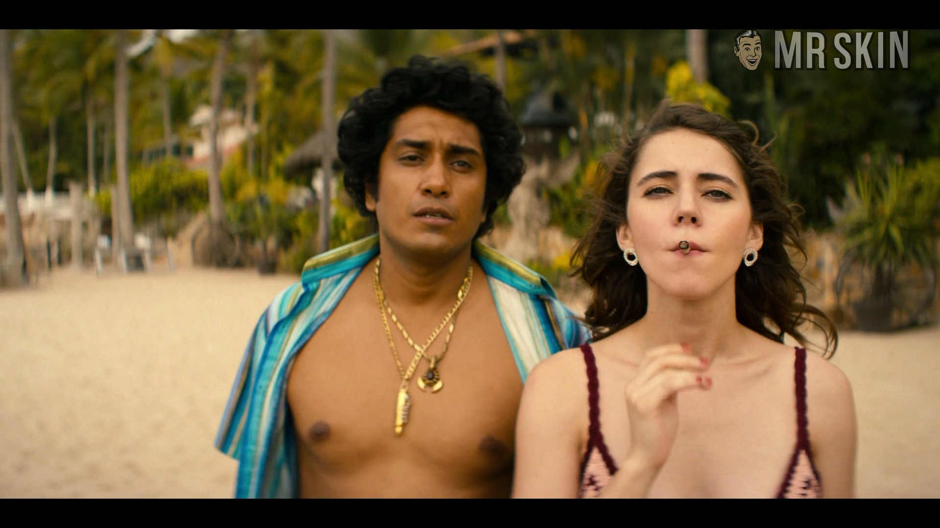 Hottest Tessa Ía Scene in Narcos: Mexico. Bikini, breasts, butt. 273686